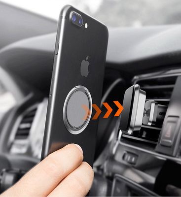 Telefoonring Mobiel – 1.8 mm dik - Telefoonbutton grip socket – Ring pop houder Magneet telefoonhouder – Aluminium – 360℃ - Incl. 4 kleuren 4