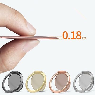 Telefoonring Mobiel – 1.8 mm dik - Telefoonbutton grip socket – Ring pop houder Magneet telefoonhouder – Aluminium – 360℃ - Incl. 4 kleuren 5