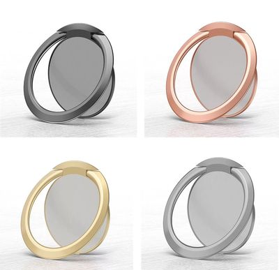 Telefoonring Mobiel – 1.8 mm dik - Telefoonbutton grip socket – Ring pop houder Magneet telefoonhouder – Aluminium – 360℃ - Incl. 4 kleuren