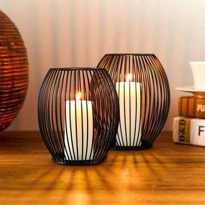 Waxinelichthouders – Kaarsenhouders voor waxinelichten – Theelichthouder – 2 stuks – RVS