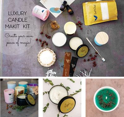 Geurkaarsen DIY - Zelf kaarsen maken - Complete Geschenkset - Voor Kinderen en Volwassenen - 7 Kaarsen 1