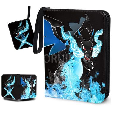 Verzamelmap - 900 Kaarten - 100 Pagina’s map - 9 Pocket / vakken - A4 Formaat - Box - Binder - Draak 1