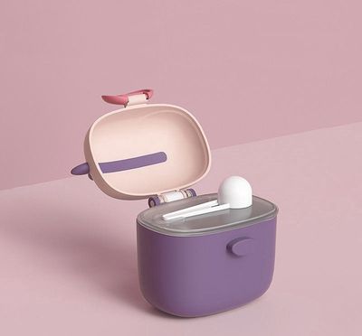 Melkpoeder toren – Reisbox – Doseerdoosje – Bewaardoos – Dispenser - Groene snuiter 1