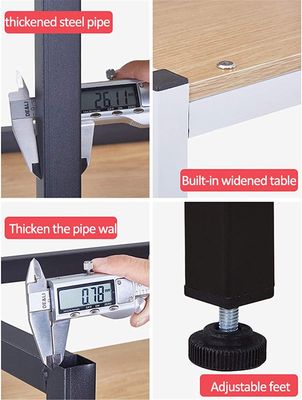 Badkamer rek - Wasmachine Rek - 3 laags - Robuust - Vocthbestendig - 69 x 34 x 180 cm 2