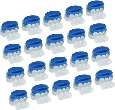 Gel connector - 20 stuks - kabelverbinder-voor Gardena Husqvarna en alle robot maaiers - begrenzingsdraad - draadverbinder voor robotmaaier